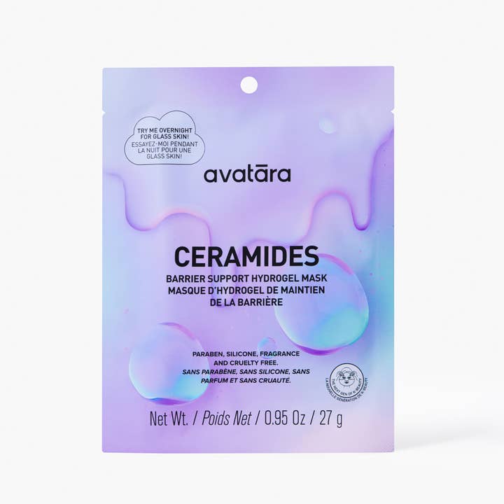 Ceramides Barrier Support Hydrogel Mask for wholesale by Avatara
