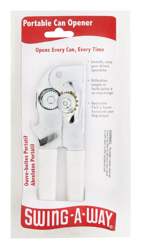 Everyday Supply Co - Wholesale Can Opener - Swing-A-Way White Steel Manual Can Opener