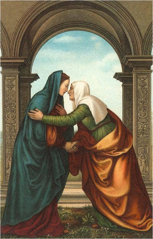 Found Image Press – wholesale Magnet – Magnet RP-02 The Visitation by Albertinelli, Florence0