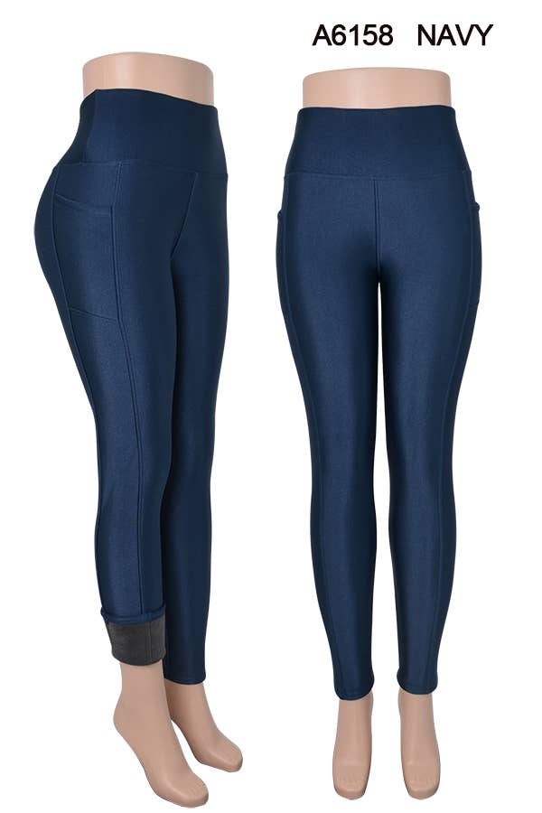 SSImport - Wholesale Athletic/Lounge Leggings - Women's - A6158 WINTER LEGGING FLEECE INSIDE MIXED SIZES 12PCS0