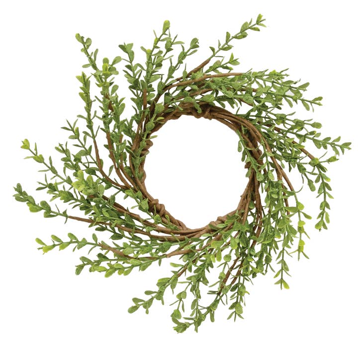 Buxbomkrans för ljus - 3,5" för wholesale av Col House Designs