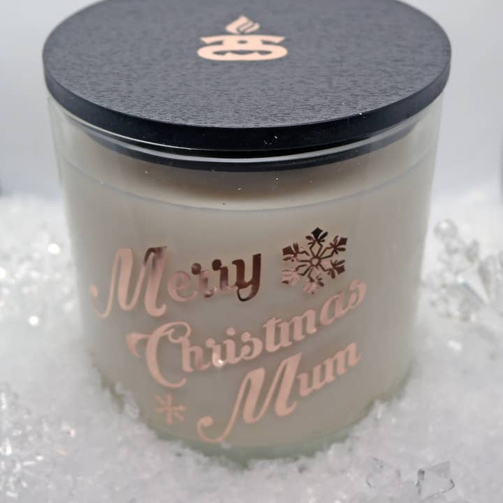 Bougie à 3 mèches Grand Opulence Parfums Simples Personnalisés | Message personnalisé gratuit pour la vente par Simple Scents by Simpleness Collection