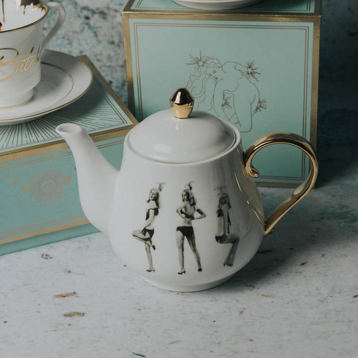 Spitfire Girl - Wholesale Tea Pot - Burlesque Lady Teapot