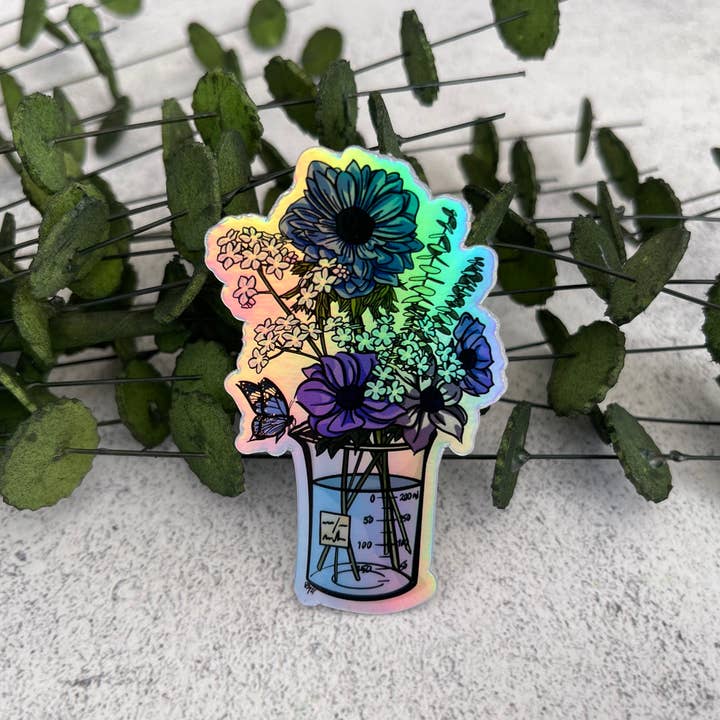 Everyday H2O - Vente Autocollant - Autocollant fleur, autocollant scientifique, bouteille d'eau et autocollant pour ordinateur portable1