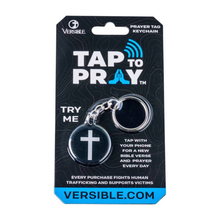 Versible - Wholesale Keychain - Unisex - Tap To Pray® Acrylic Keychain1