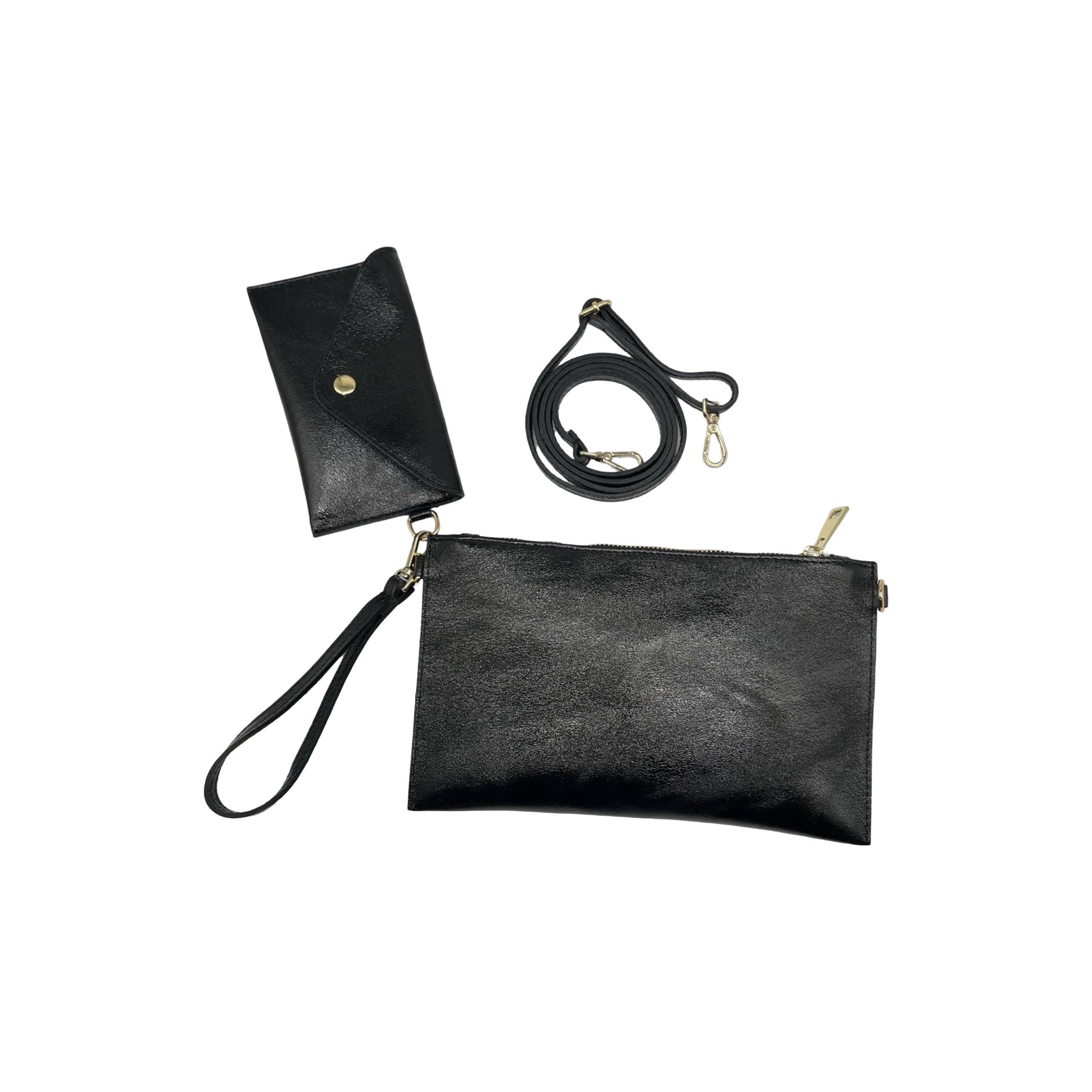 Louisa lee - Wholesale Coin Purse - Women's - IRIDESCENT LEATHER POUCH