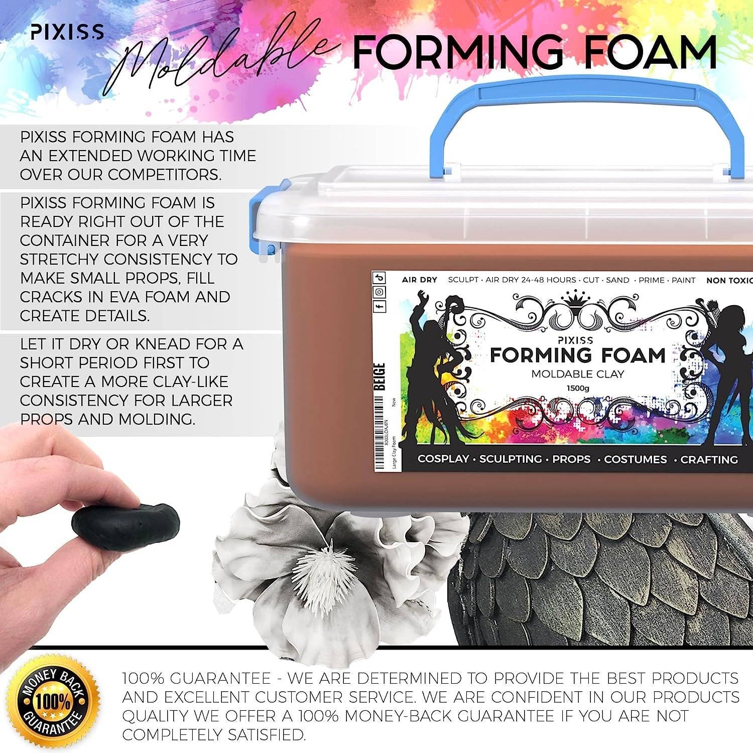 Pixiss - Vente Matériels de bricolage - Pâte à modeler Pixiss - Cospla en pâte à modeler de qualité supérieure2