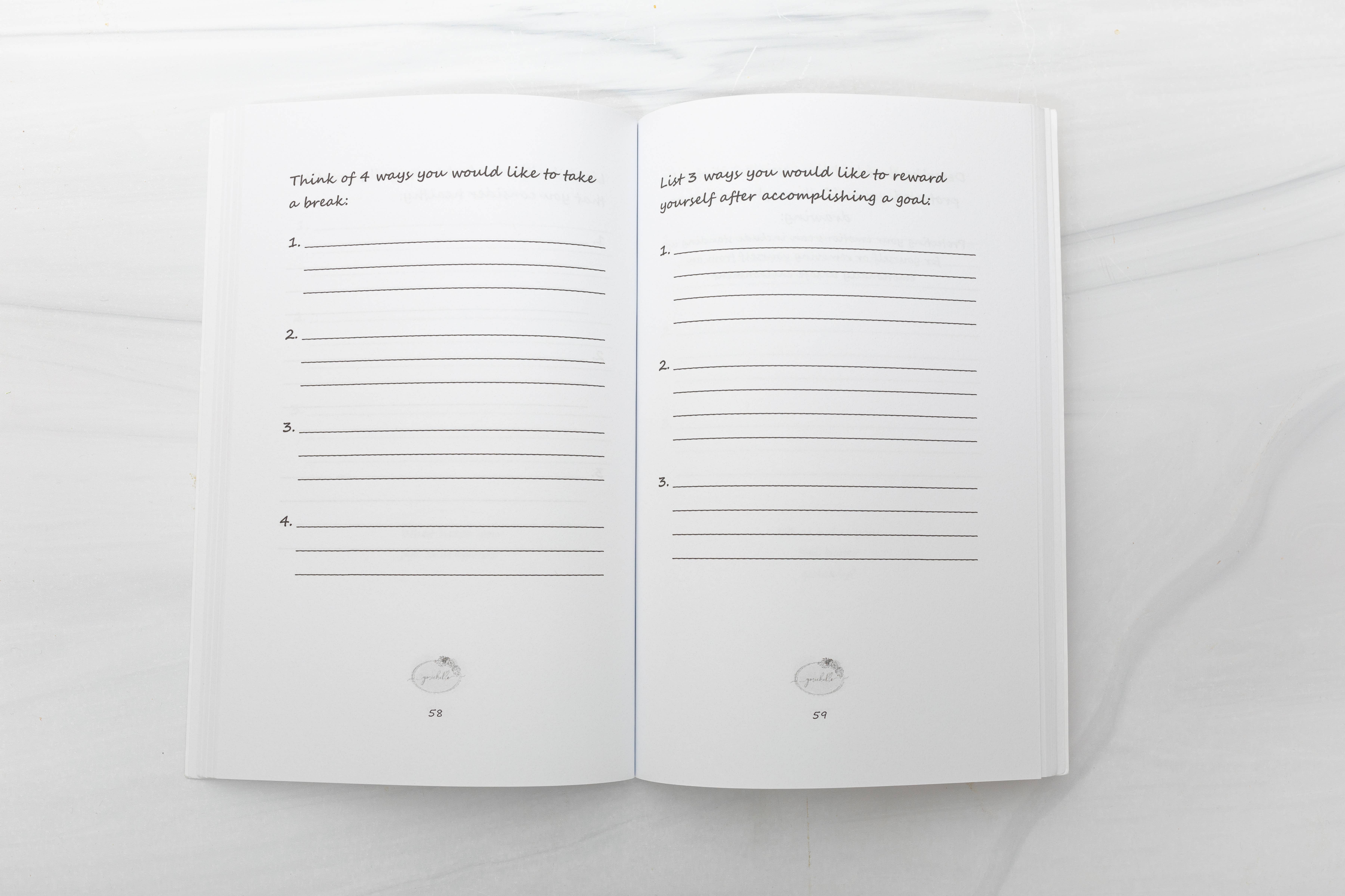 Gmichelle Wellness - Wholesale Journal/Diary - Self Explore, Self Restore4