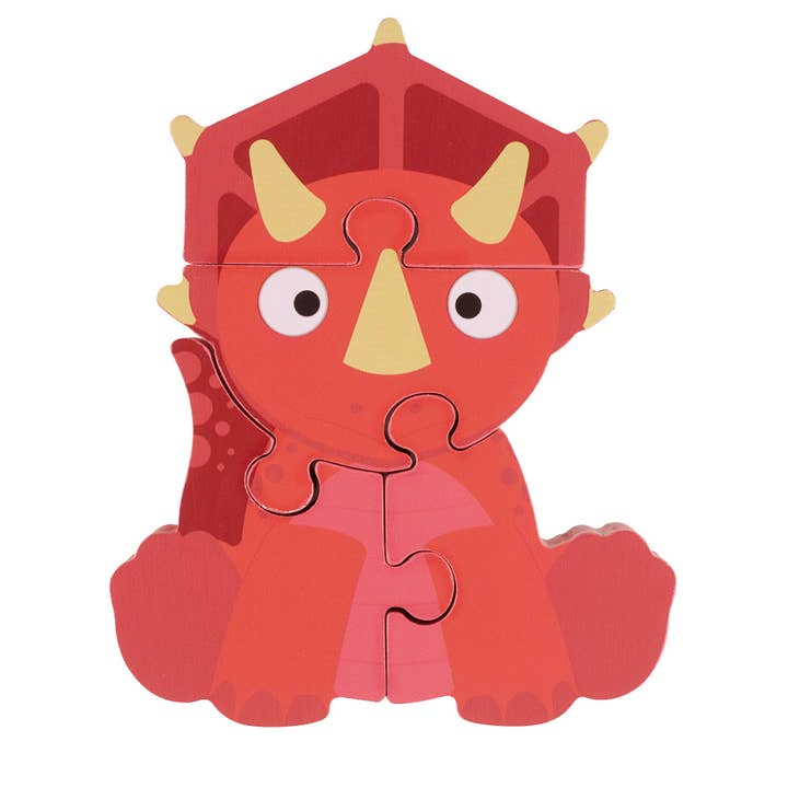 Triceratops træpuslespil for engroshandel hos Orange Tree Toys
