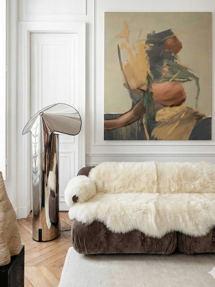 Capa de Sofá em Pele de Carneiro Genuína para Cães — Protetor de Sofá Natural (Sem Plástico) por atacado de Mellow