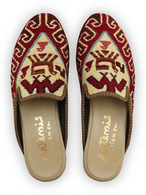 Men's Sumak Kilim Slippers - Size 9 for wholesale by Artemis Design Co.