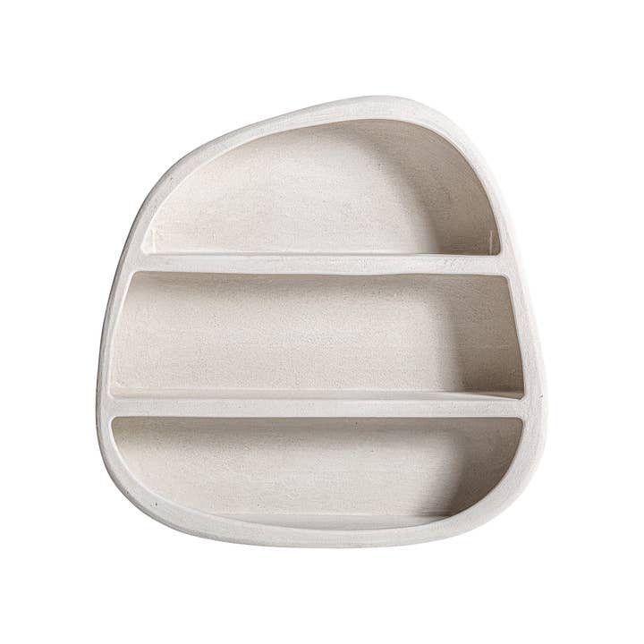 Étagère en bois de manguier écru 100 x 22 x 100 cm pour la vente par Kodu