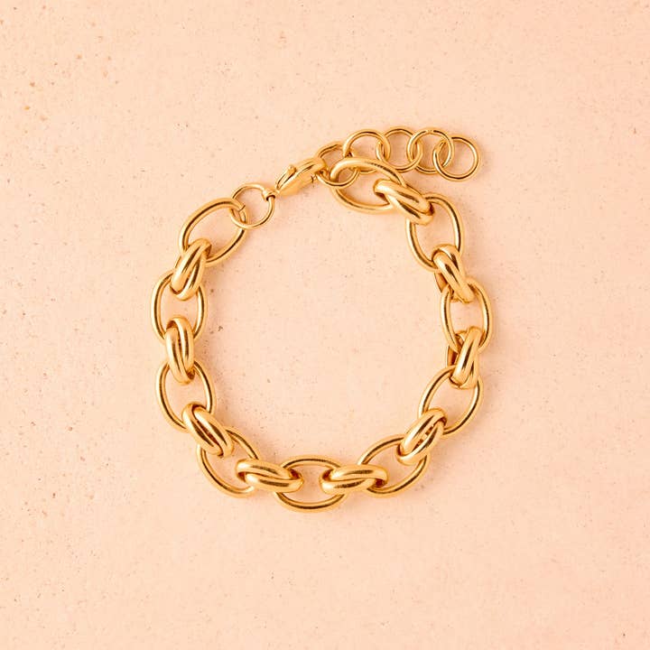 Alessia Bracelet | Jewelry Gold Gift Waterproof for wholesale by Agapée Jewelry