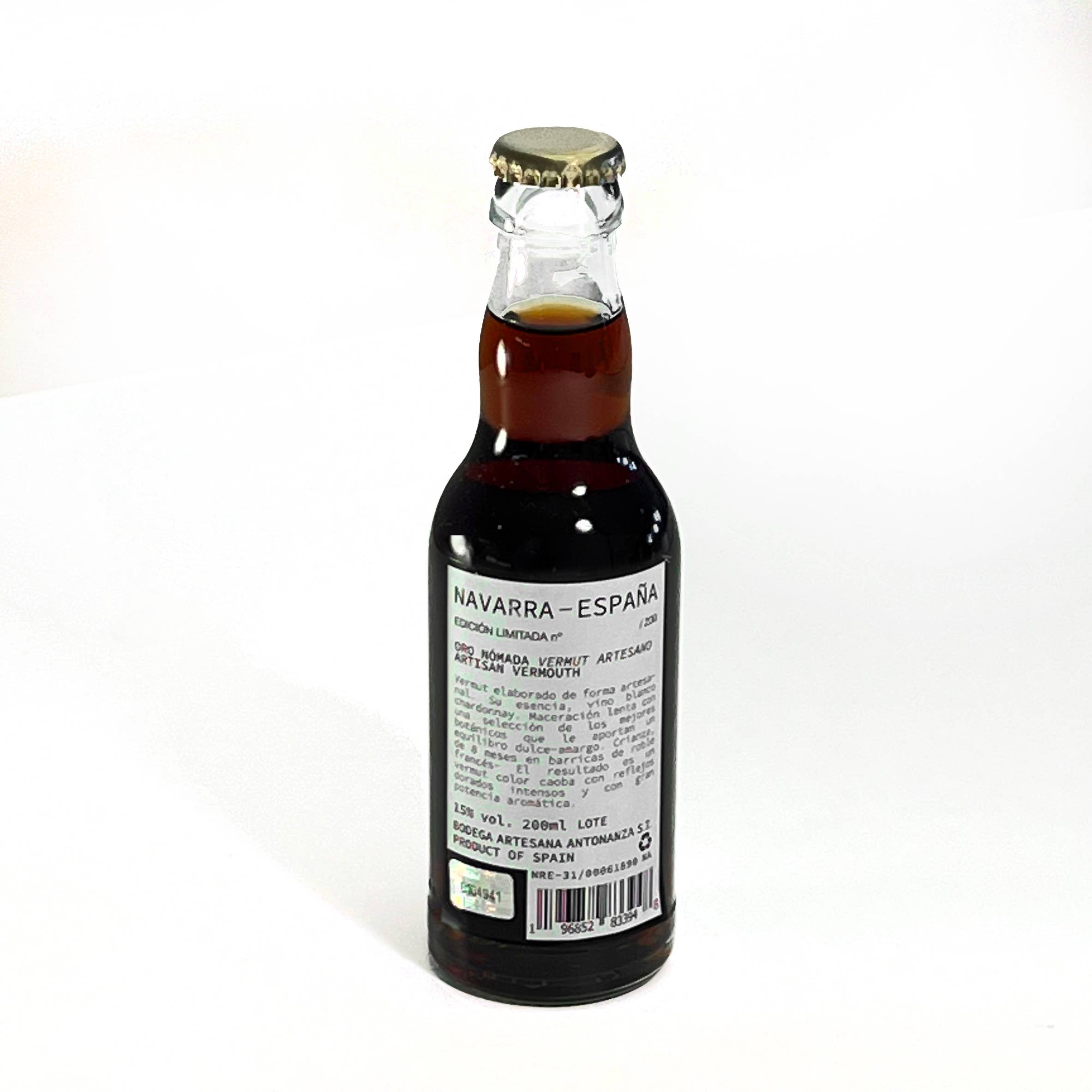 Vermut Artesano Oro Nómada - Wholesale Cocktail Mix/Syrup - Original Nomad Gold Artisan Vermouth - Mini Bottles 200ml2