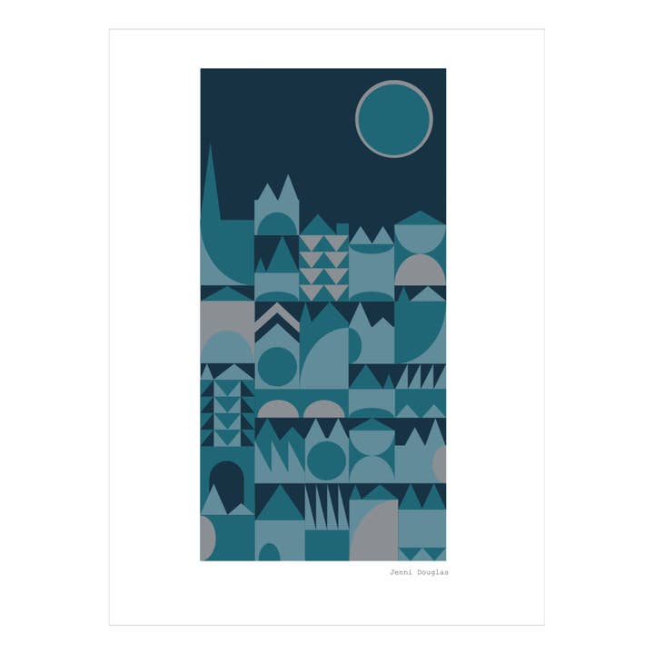 Imprimé Moonlight pour la vente par Jenni Douglas Designs