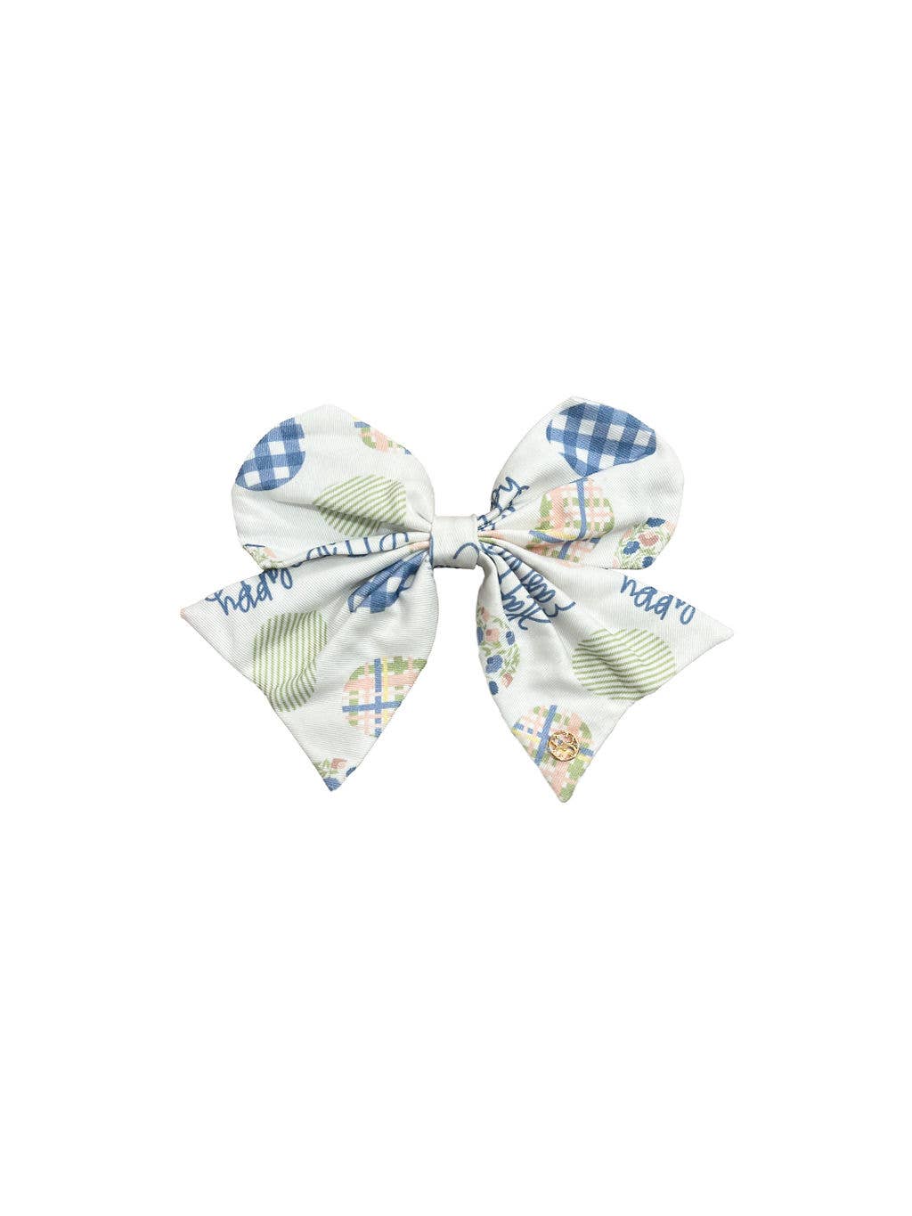 Mary Square - Wholesale Decorative Tabletop Object - Fabric Bow | Easter Eggs1
