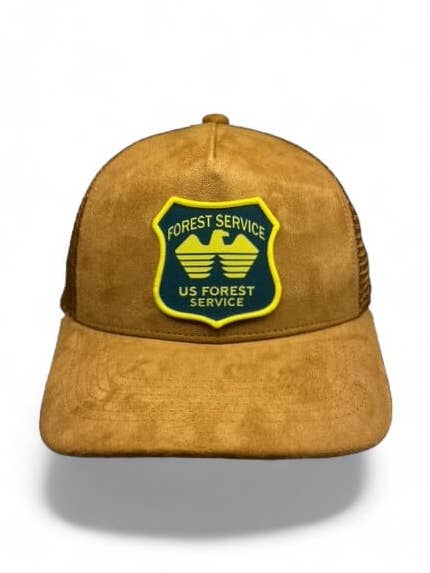 Casquette trucker Ranger USFS | Casquette snapback réglable en mesh | Équipement de pompier du Service des forêts des États-Unis pour la vente par Moove Headwear
