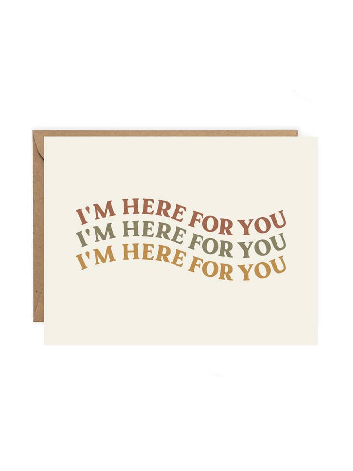 I'm Here for You for wholesale by Jo Creative Co