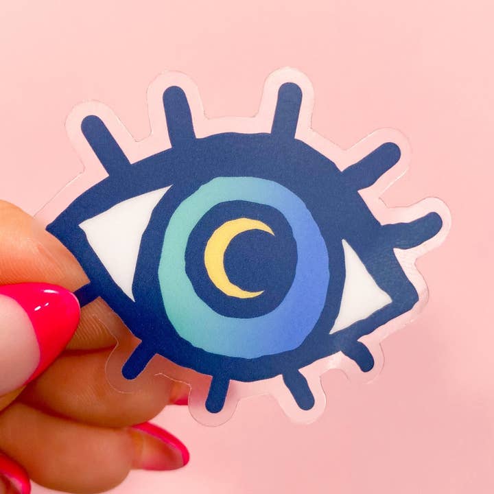 Vinile trasparente adesivo per occhi | Idee regalo per gli occhi | Terzo occhio per la vendita all'ingrosso da parte di Chelzart