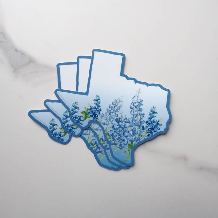 Sentinel Supply - Wholesale Sticker - Texas Bluebonnets Decal, Texas Bumper Sticker7