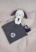 MAÏLOU TRADITION - Wholesale Security/Cuddle Blanket - Baby - Square Dog Comforter - Triskel - Mer d'Iroise - 30 cm2