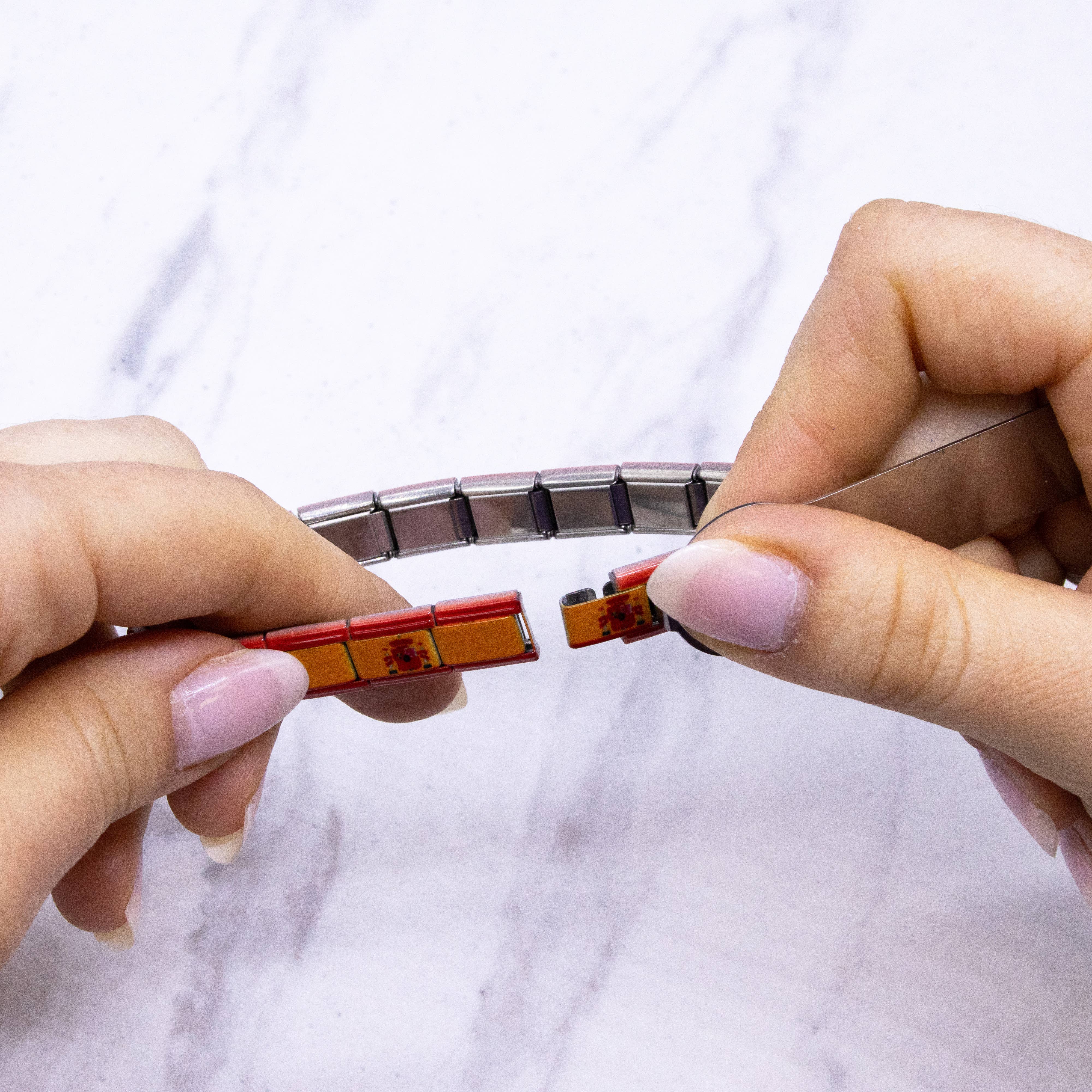 Natalia - Wholesale Charm/Dangle Bracelet - Italian Charm Bracelet Flags - Link Jewelry37