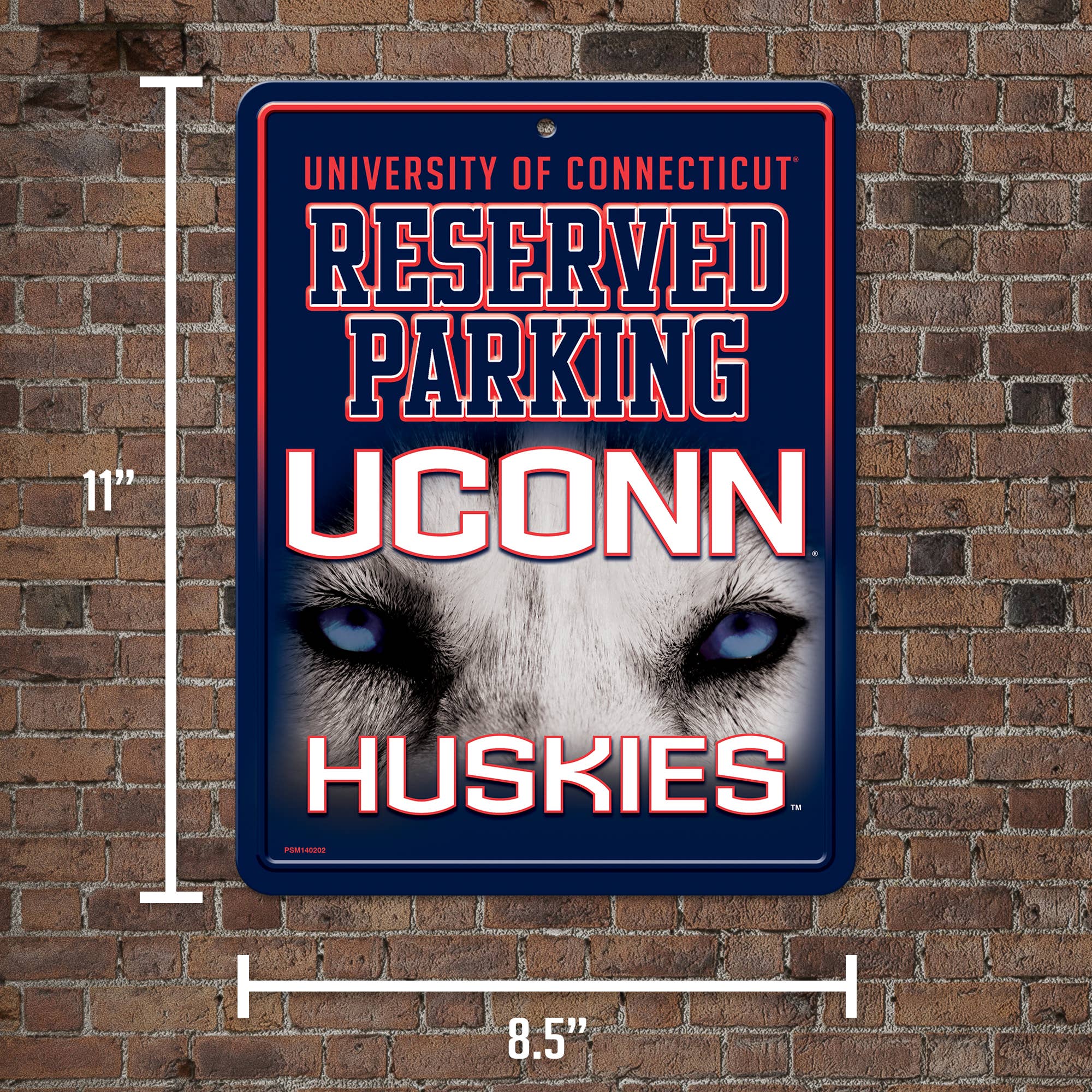 Rico Industries - Wholesale Sign - NCAA  Connecticut Huskies - UCONN UCONN Metal Parking Sign5