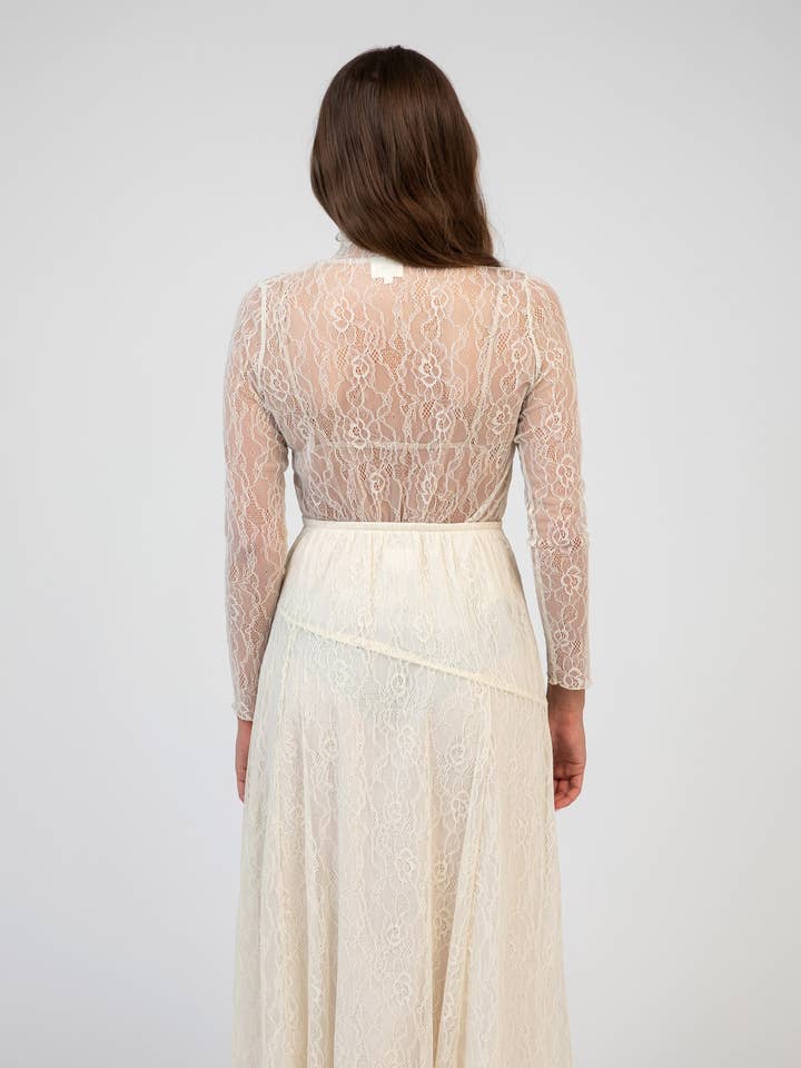 An'ge - Wholesale Knit Top - Women's - TOP ALIBELY ecru5