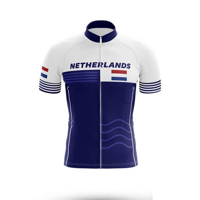 Netherlands Men's Cycling Jersey Bib Short Kit for wholesale on Faire11
