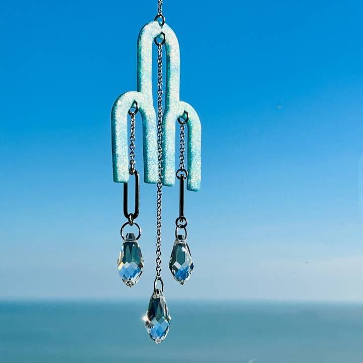 Triple Hill Suncatcher for wholesale by Emaloe’s Thingys