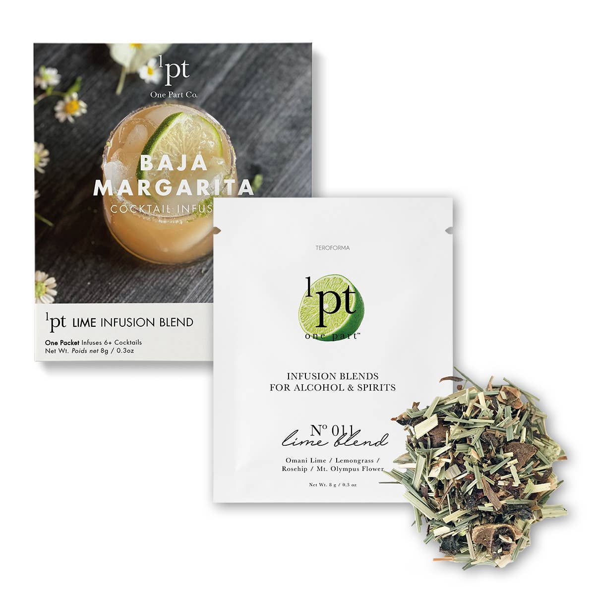 One Part Co. - Wholesale Cocktail Mix/Syrup - 1pt Baja Margarita Cocktail Pack1