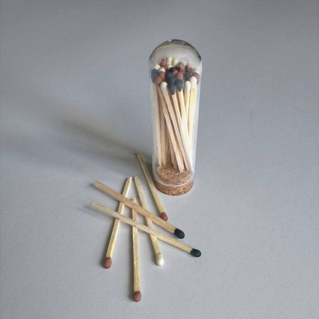 CJ Gift Goddess - Vendita all'ingrosso Portafiammiferi - 3" Fiammiferi in Campana con Accendino a Cuore con 25 Fiammiferi Colorati1