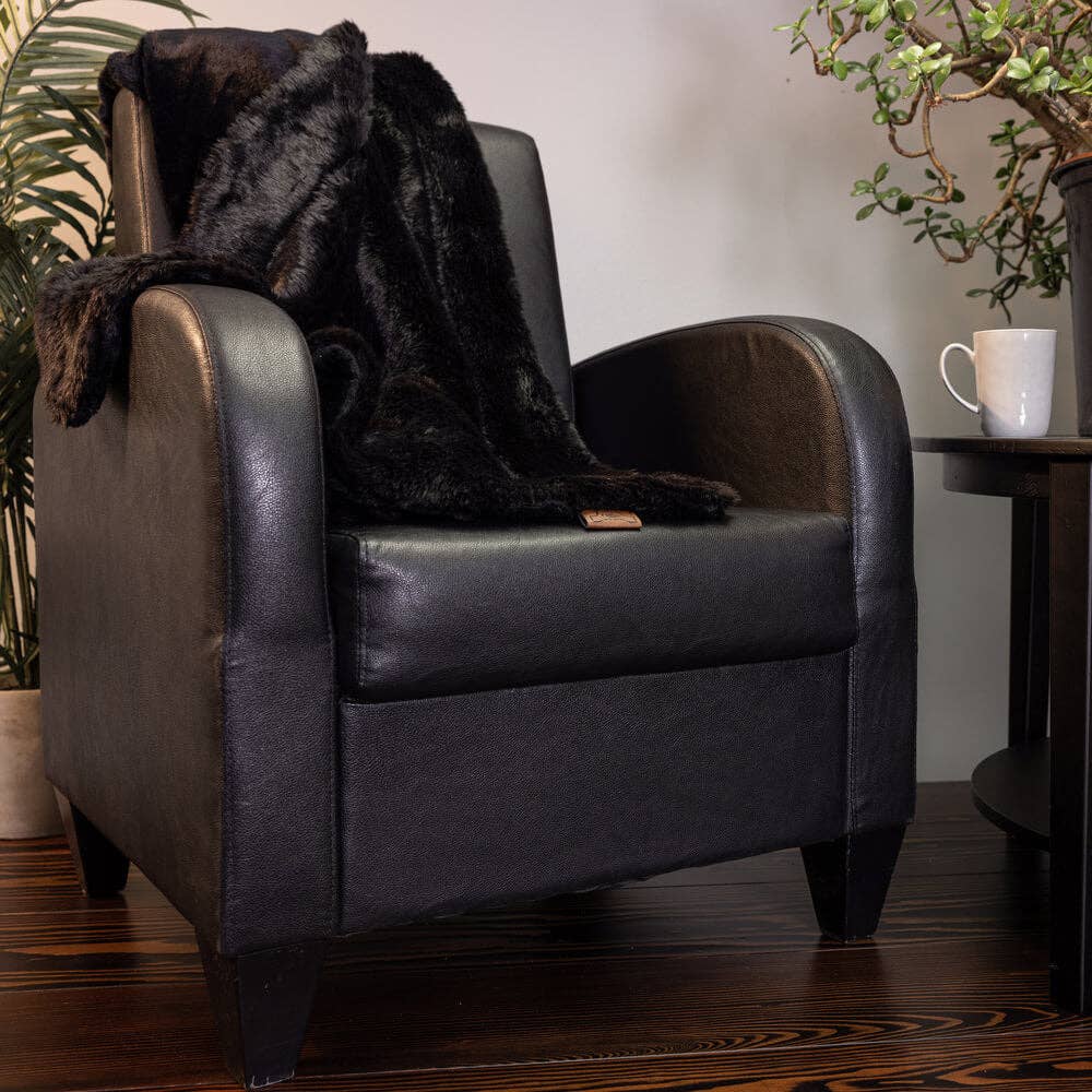 Husband Pillow – Großhandel Überwurfdecke – Ehemann Kissen - Wurfdecke, Exquisite Kunstpelz - Beidseitige Gewichtsdecke 5,7 lbs für Couch, Chaiselongue, Sofas & Stühle. Dicke, schwere seidenweiche Felle (2-farbig, 50"X 60").4