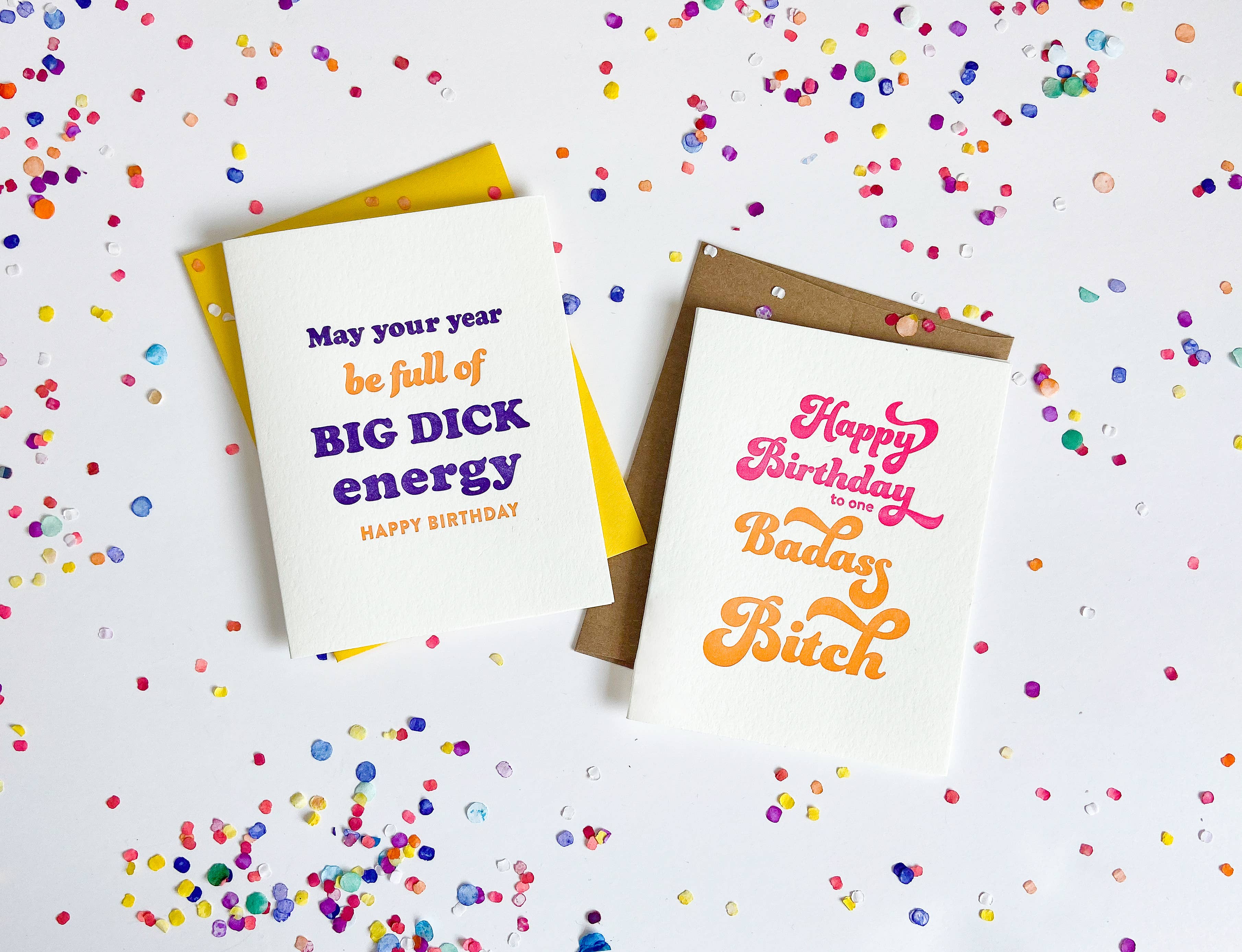 Steel Petal Press - Wholesale Birthday Card - Big D Birthday - Letterpress Birthday Greeting Card2