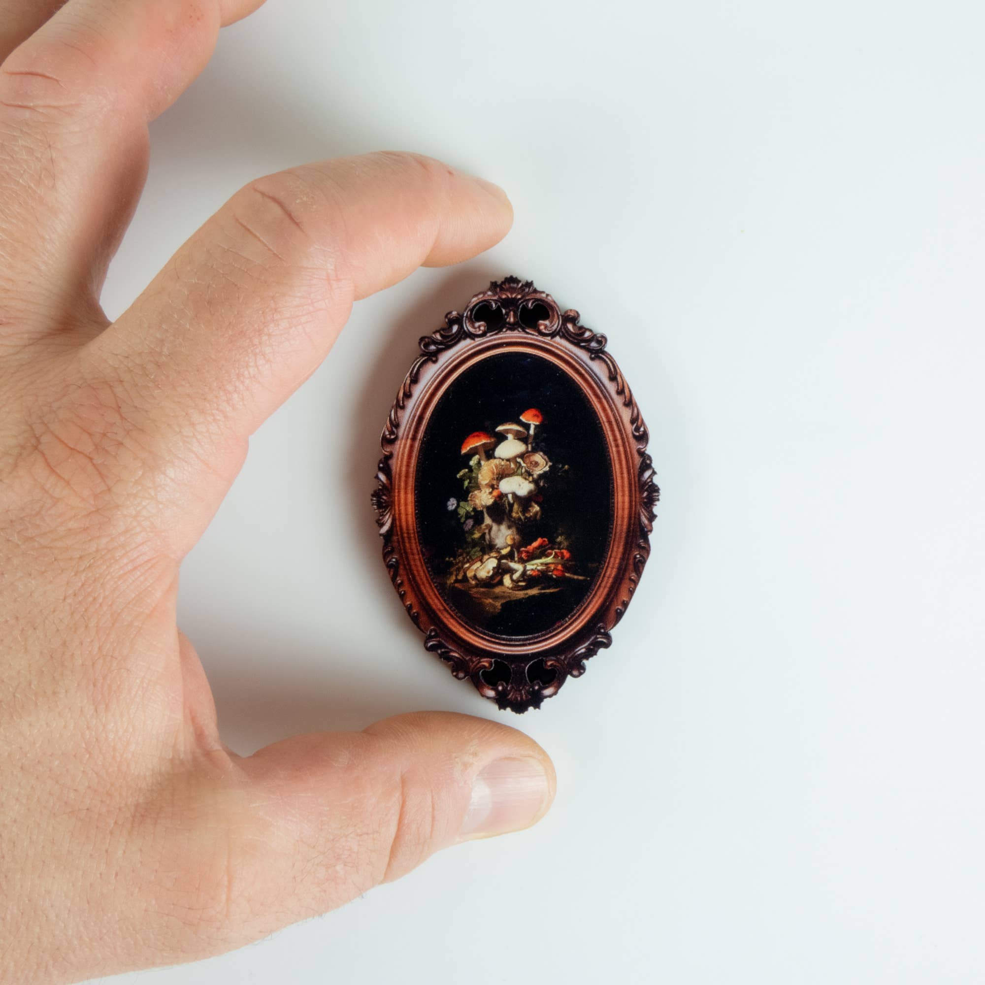 Standish House - Vente Aimants - Aimants avec champignons, effet 3D encadré, cadres vintage