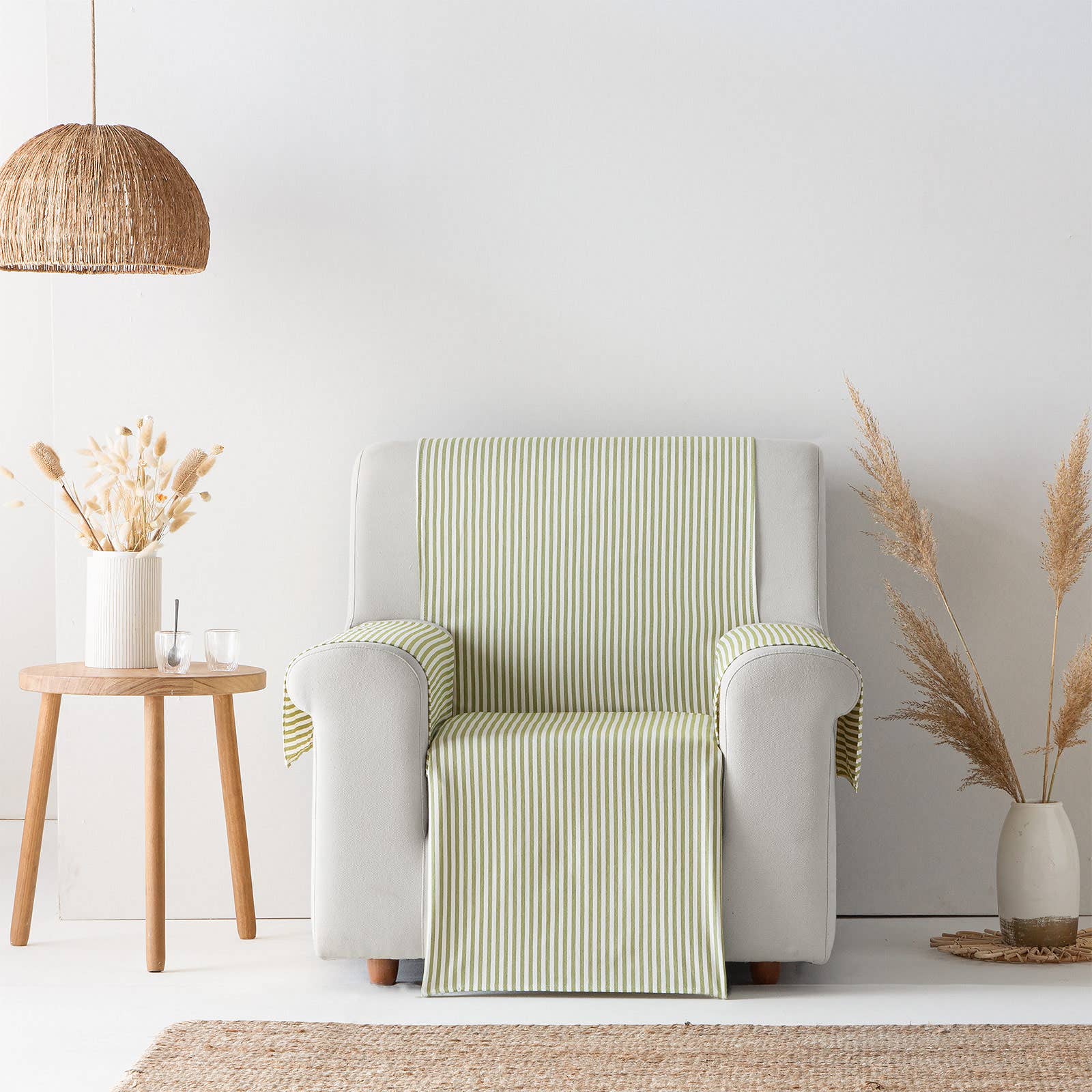 GAMUSI - Wholesale Chair/Sofa Slipcover - Smooth cotton plain sofa cover ALICANTE33