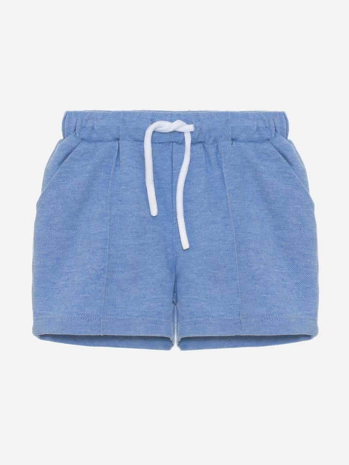 Pantaloncini in jersey piqué bianco per la vendita all'ingrosso da parte di Patachou