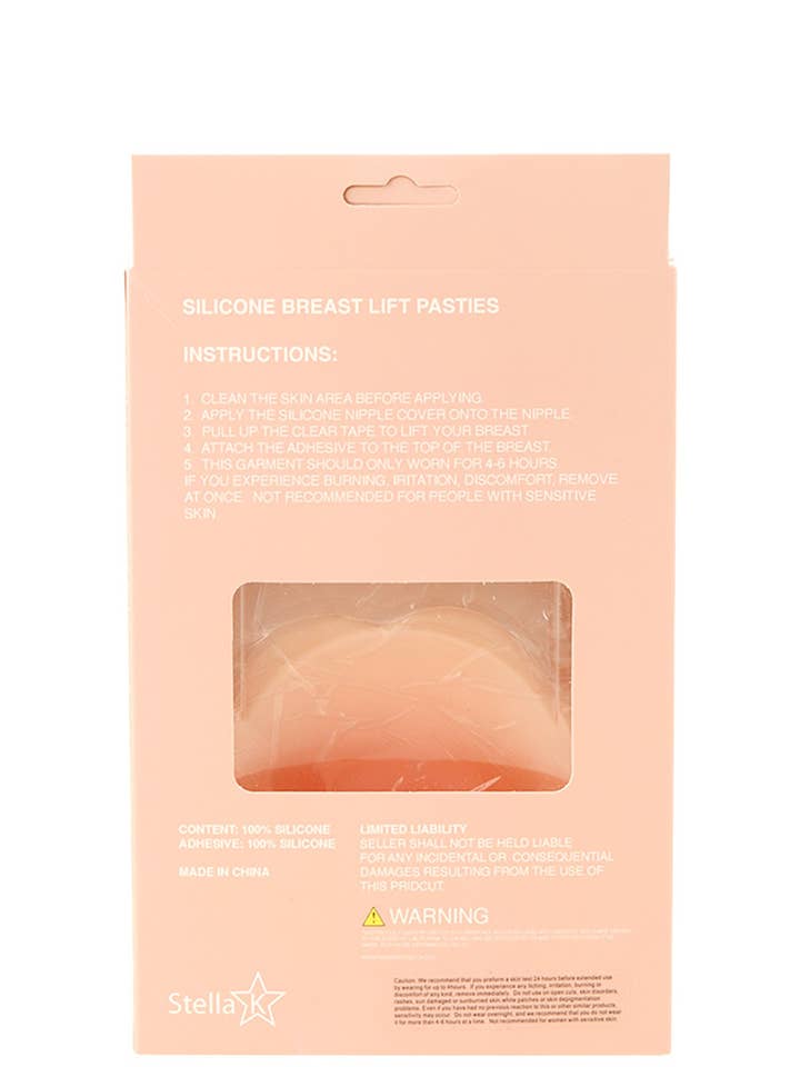 Stella K - Wholesale Nipple Pasties - Women's - SILICONE LIFT PASTIES-PLUS SIZE3