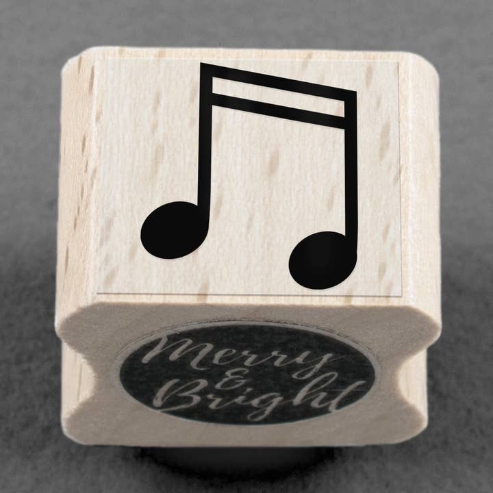 Timbro nota musicale 15 x 15 mm per la vendita all'ingrosso da parte di Merry and Bright