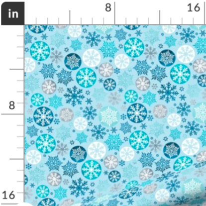 RUFFLECT Dog Bandanas - Wholesale Pet Bandana - Dog - Snowflakes on Blue RUFFLECT® Dog Bandana6