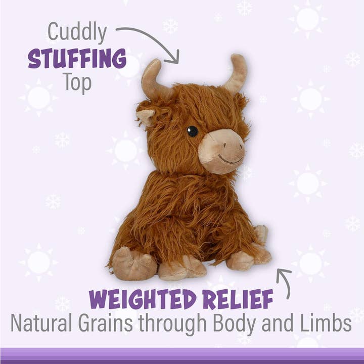 1i4 Group - Wholesale Stuffed/Plush Toy - Kids & Baby - Henry Highland Cow Warm Pal