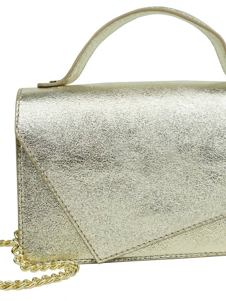 Sac à main avec rabat en cuir Zora D5300 pour la vente par Anais