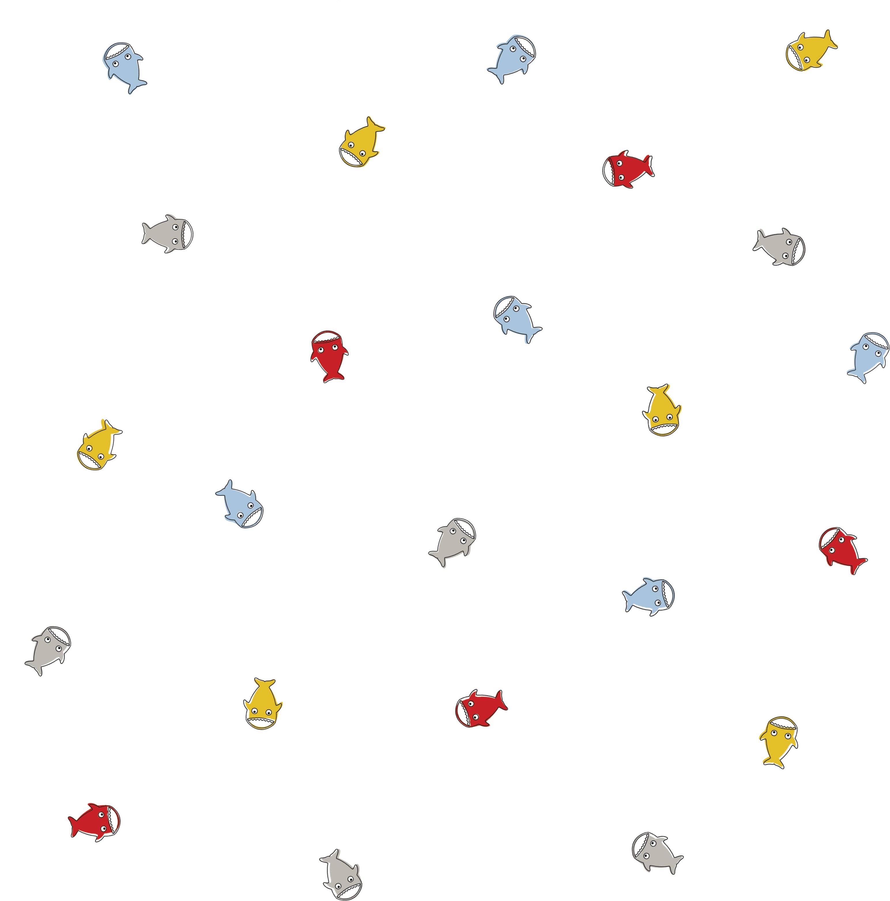 Baby Bites - Wholesale Swaddle - Baby - Muselina 100% algodón - Estampado sharky multicolor2