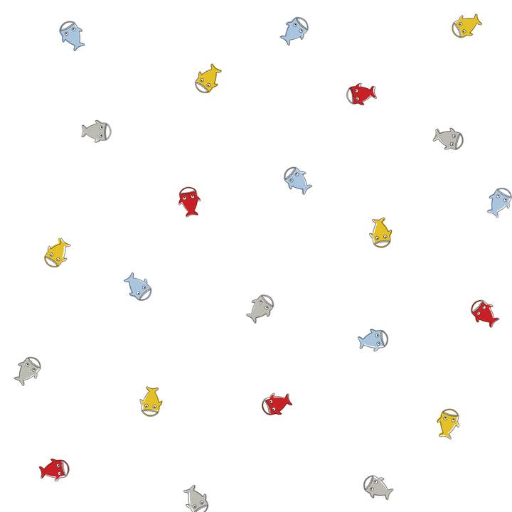 Baby Bites - Wholesale Swaddle - Baby - Muselina 100% algodón - Estampado sharky multicolor2