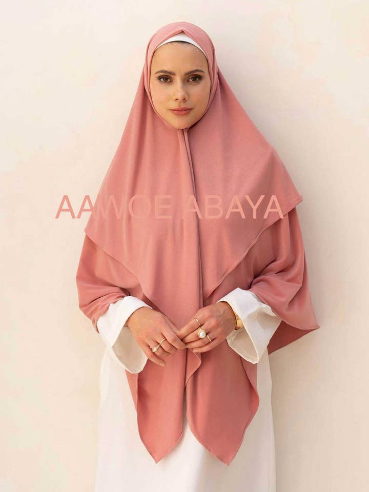 Eleganter Schal mit fließenden Abschlüssen - 2488-HIJ für den Großhandel von Aawoe Abaya