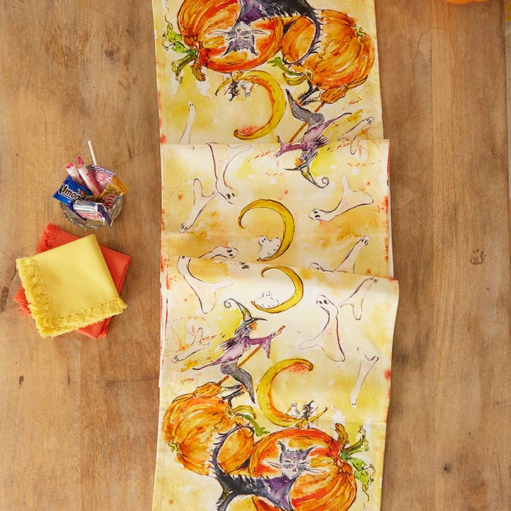 Boo! Waterverf Loper - Multi voor wholesale door April Cornell