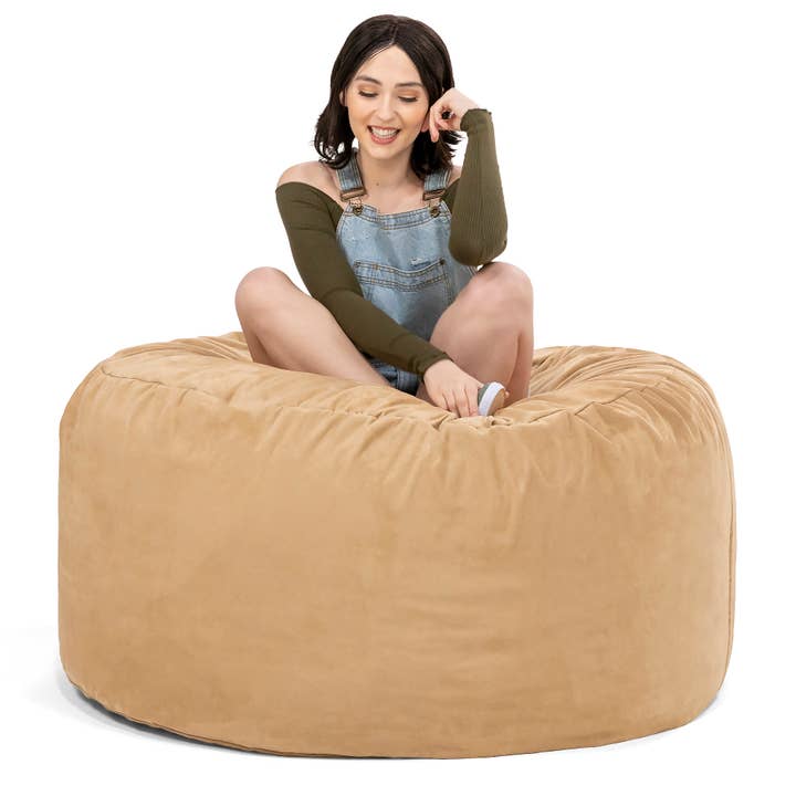 LuvU - Wholesale Chair - Jaxx Saxx 4 Foot Round Bean Bag w/ Removable Cover14