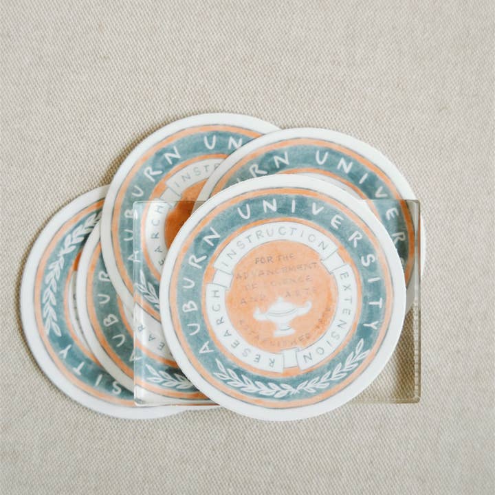 Gracefully Made Art - Wholesale Sticker - Auburn University Seal Sticker, Collegiate, Gameday