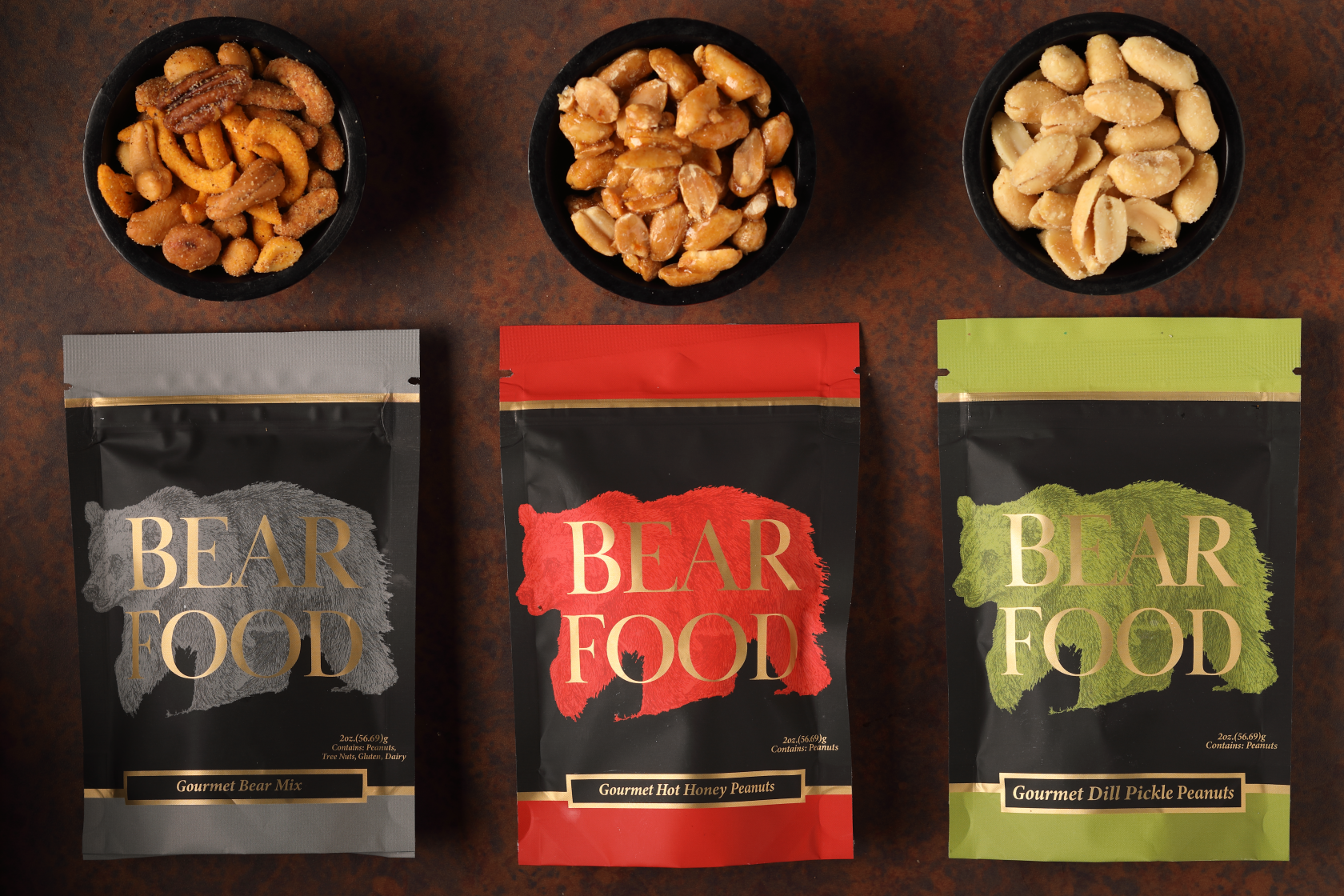 Bear Food - Wholesale Nuts - Dill Pickle Gourmet Peanuts Pouches2