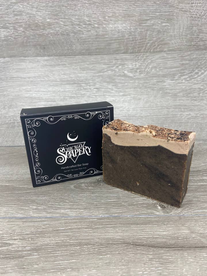 Exfoliating Coffee Soap (Vegan) for wholesale by Chicago Soapery & Apothecary